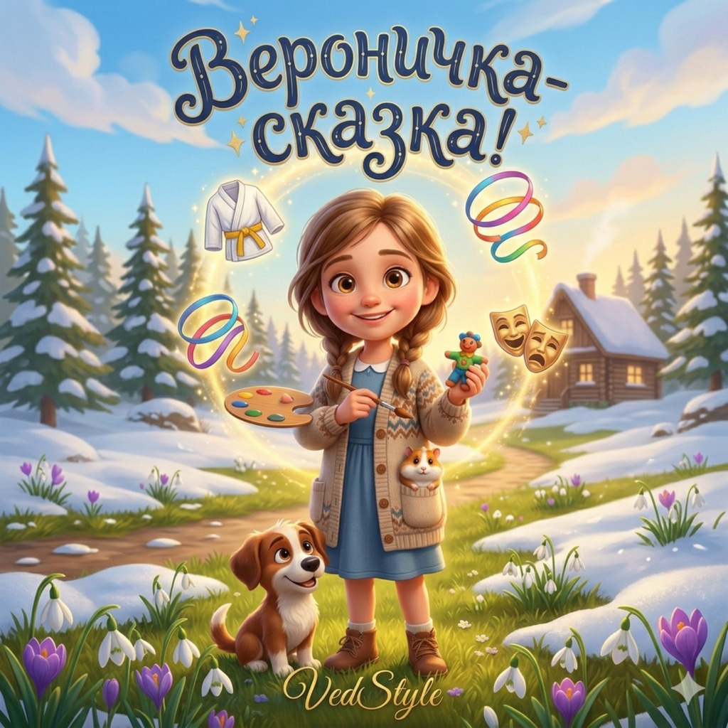 Обложка «Вероничка-сказка!»